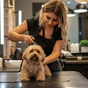Dog bathing and grooming service